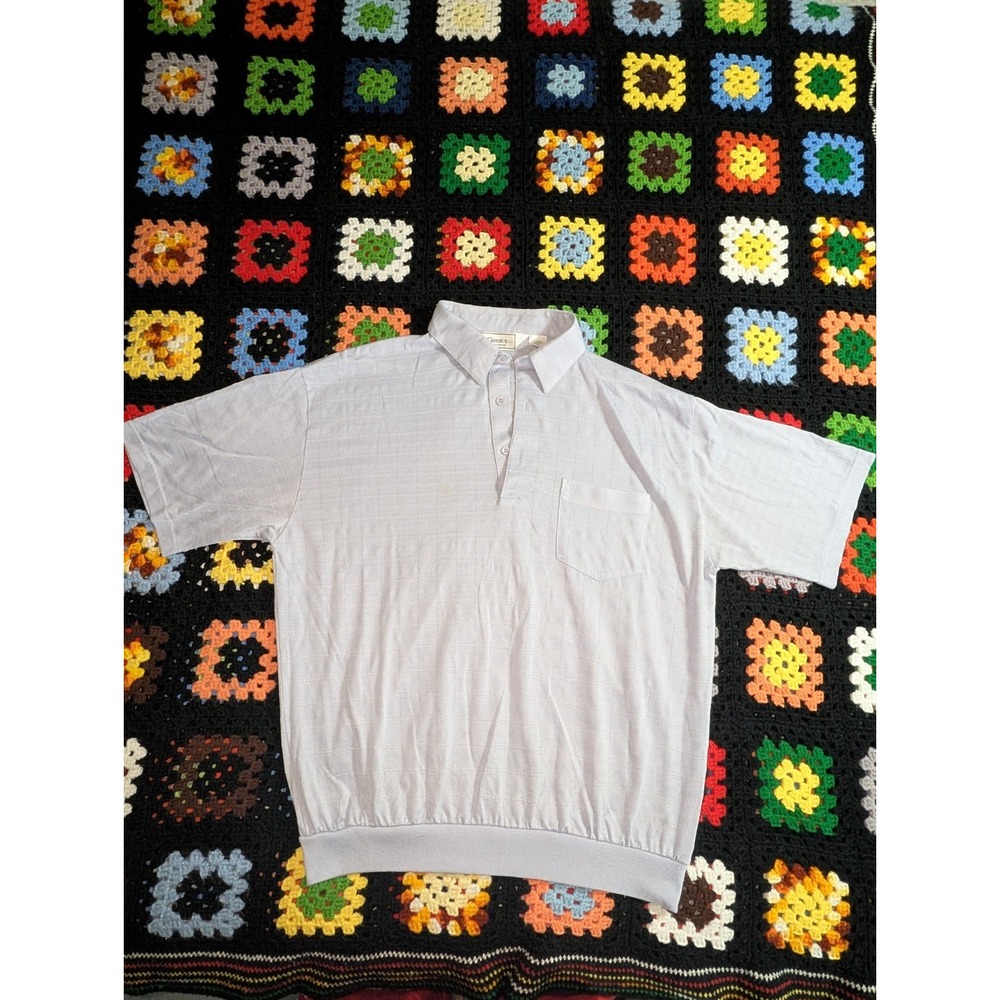Classics By Palmland Men's Light Blue Collared Polo Shirt Size XL